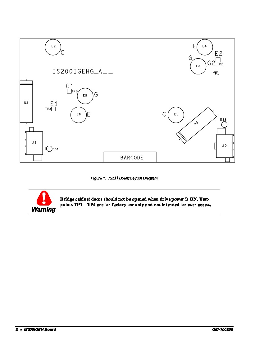 First Page Image of IS200IGEHG1A IGBT Passive Interface Board Drawings.pdf